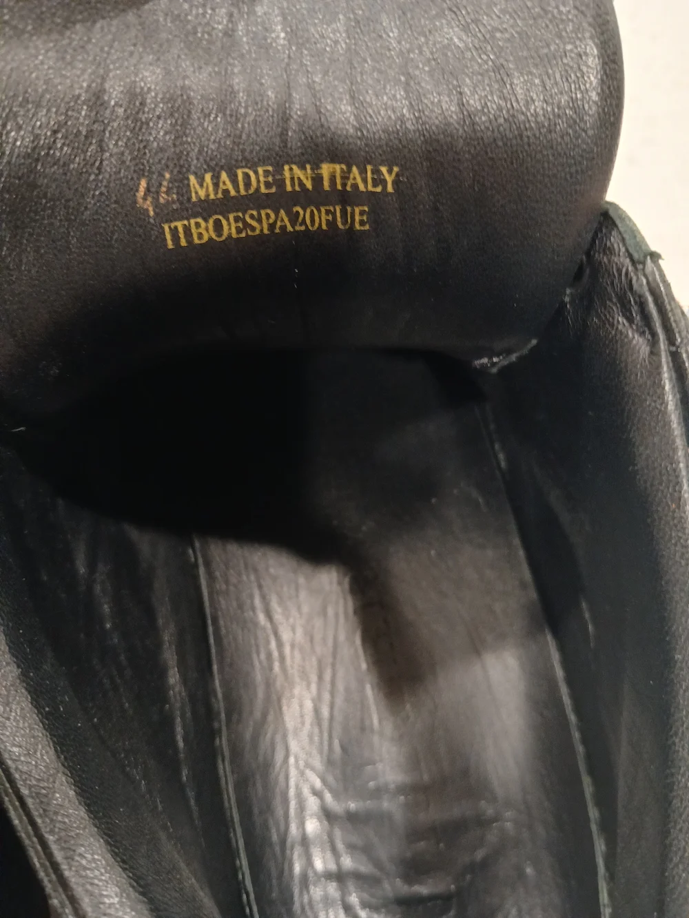 Men Burberry Black Sneakers Sz 44 Leather